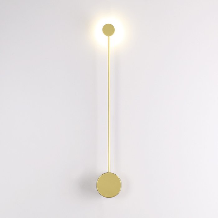 Настенный светодиодный светильник Satellite золотого цвета