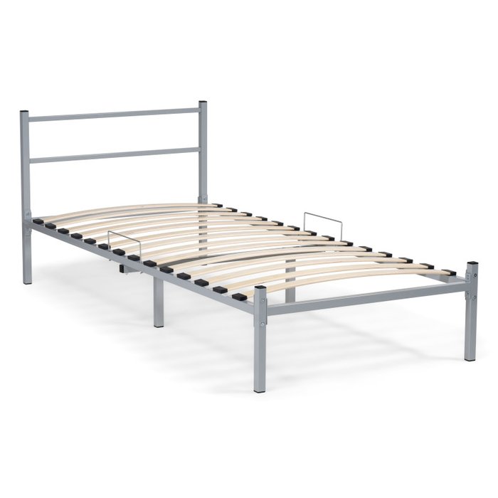 Кровать Фади 80х200 серого цвета - купить Кровати для спальни по цене 6250.0