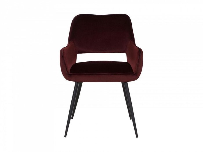 Кресло Barri бордового цвета - купить Обеденные стулья по цене 8490.0