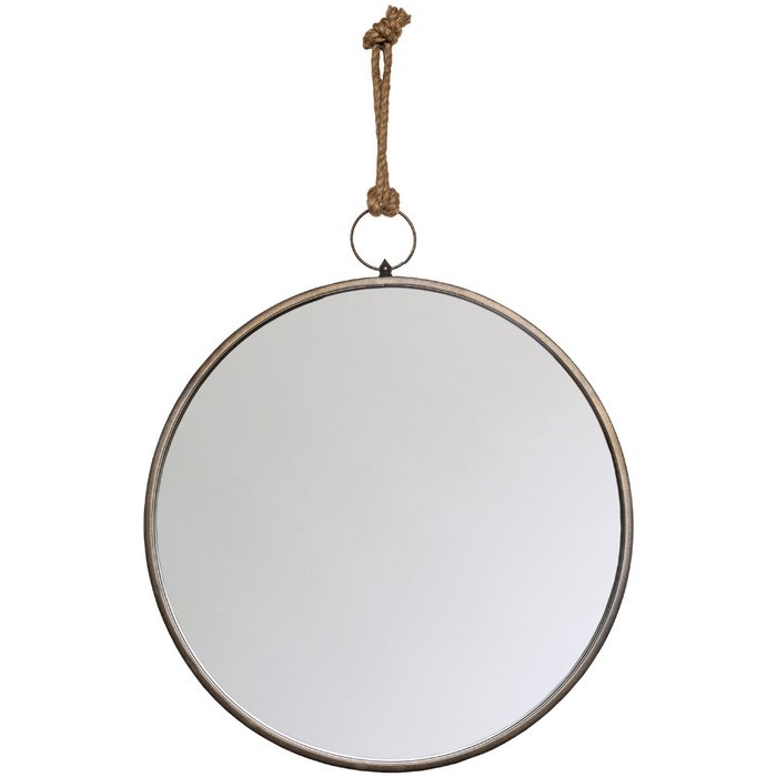 Настенное зеркало Эллада в металлической раме 