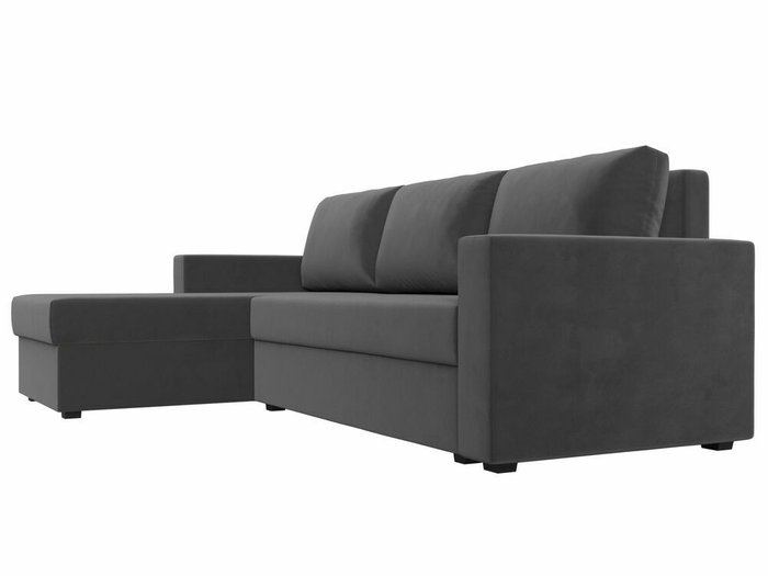 Угловой диван-кровать Траумберг Лайт серого цвета левый угол - лучшие Угловые диваны в INMYROOM