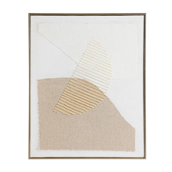 Картина Mentakab бежево-белого цвета - купить Картины по цене 7750
