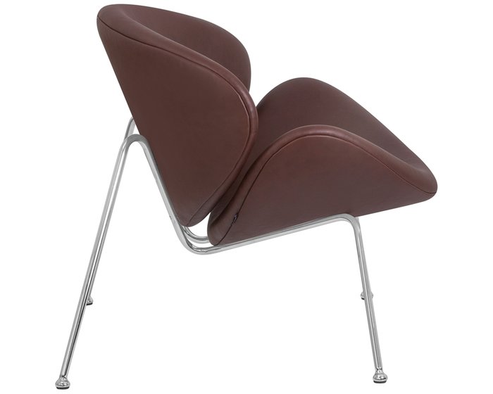 Кресло дизайнерское Emily коричневого цвета - лучшие Интерьерные кресла в INMYROOM