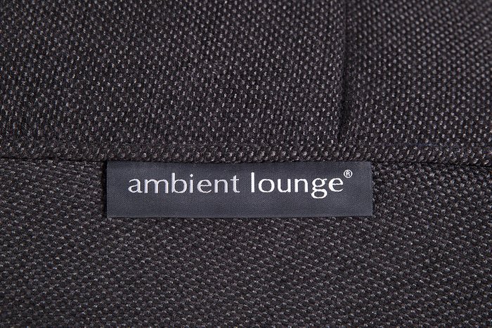 Бин бэги Ambient Lounge Studio Lounger - Black Sapphire (черный) - лучшие Бескаркасная мебель в INMYROOM