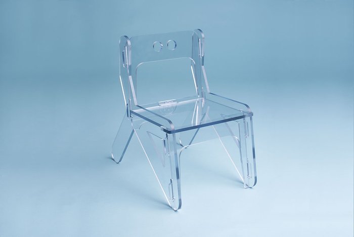 Стул playply "GLASSY" из пластика - купить Детские стулья по цене 9690.0