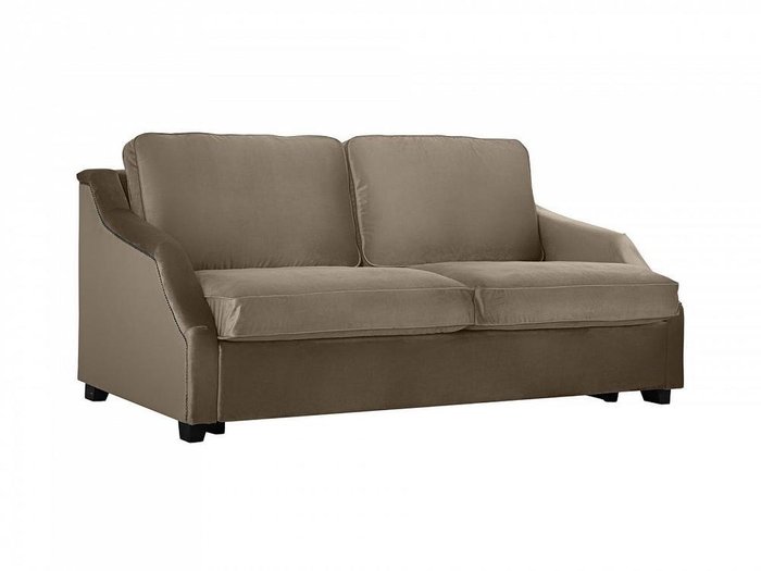 Диван-кровать трёхместный Windsor с молдингом серо-коричневого цвета - купить Прямые диваны по цене 115190.0
