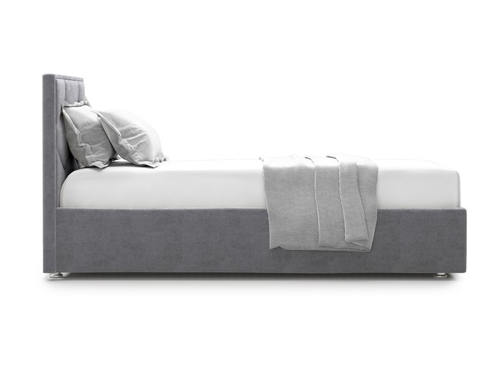 Кровать Premium Milana 4 90х200 серого цвета с подъемным механизмом - лучшие Кровати для спальни в INMYROOM