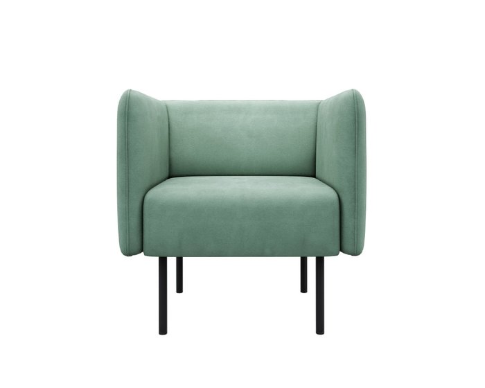 Кресло из велюра Рио зеленого цвета - купить Интерьерные кресла по цене 14990.0