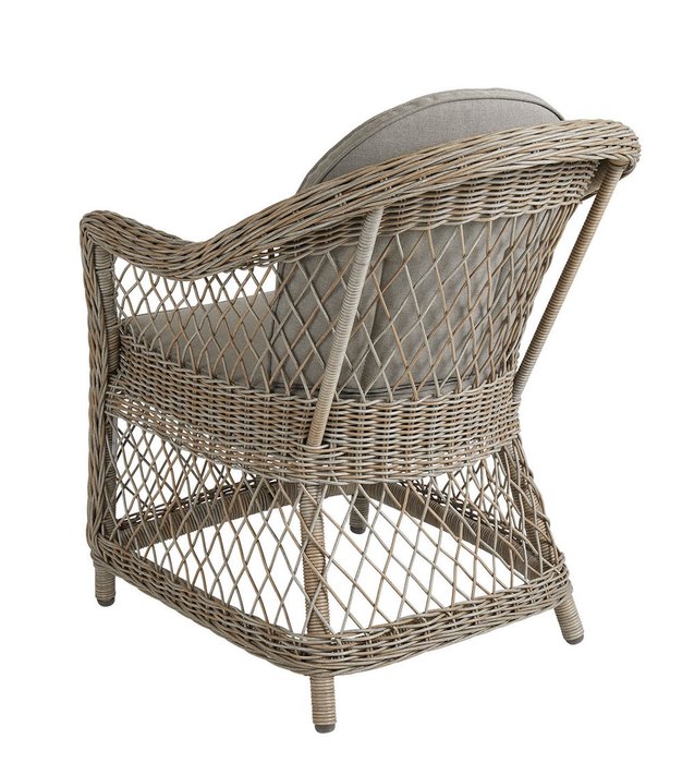 Кресло плетеное Kamomill бежевого цвета - лучшие Садовые кресла в INMYROOM
