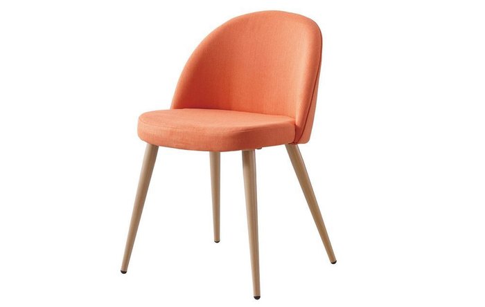 Оранжевый стул Томас с мягким сидением