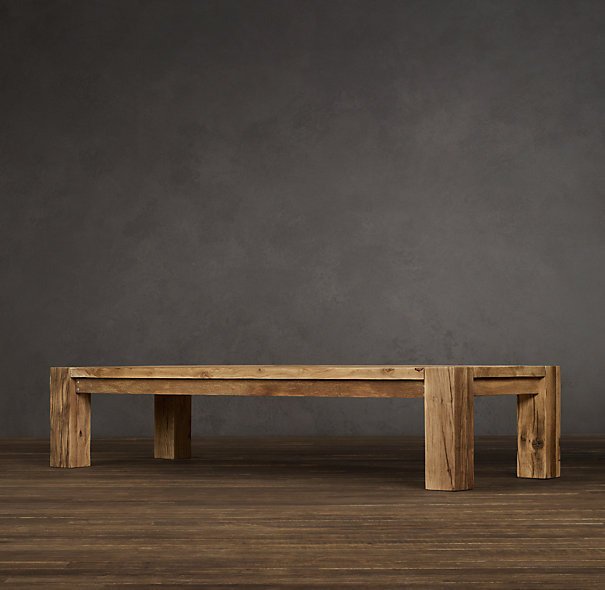 Кофейный столик Reclaimed Russian oak Parsons - купить Журнальные столики по цене 459164