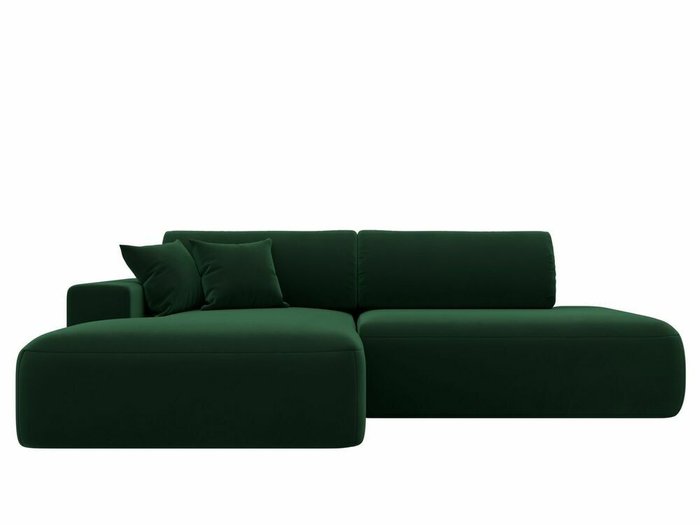 Угловой диван-кровать Лига 036 Модерн темно-зеленого цвета левый угол - купить Угловые диваны по цене 87999.0