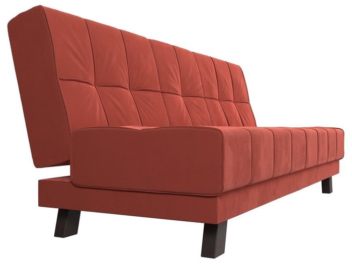 Прямой диван-кровать Винсент кораллового цвета - лучшие Прямые диваны в INMYROOM
