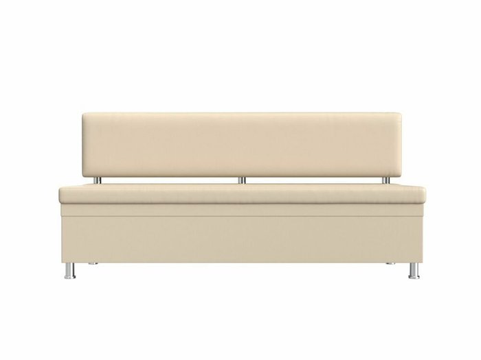 Прямой диван Стайл бежевого цвета (экокожа) - купить Прямые диваны по цене 24999.0