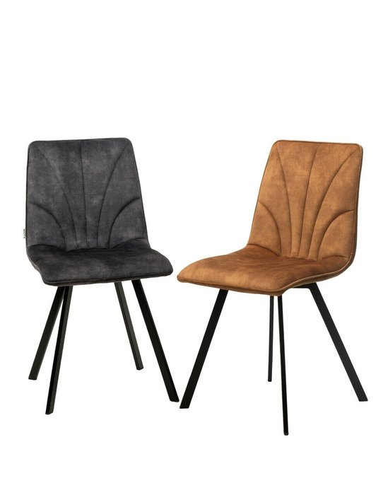 Стул Arfa темно-серого цвета - лучшие Обеденные стулья в INMYROOM