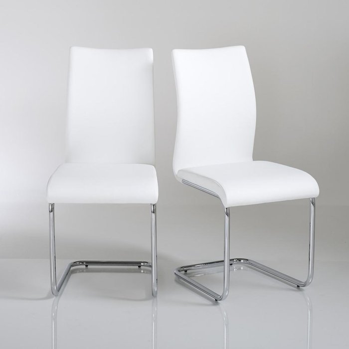 Комплект из двух стульев Newark белого цвета