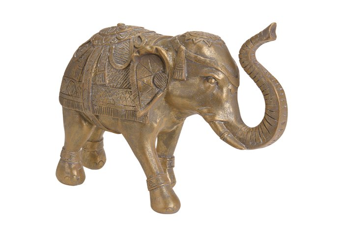 Статуэтка Слон золотого цвета
