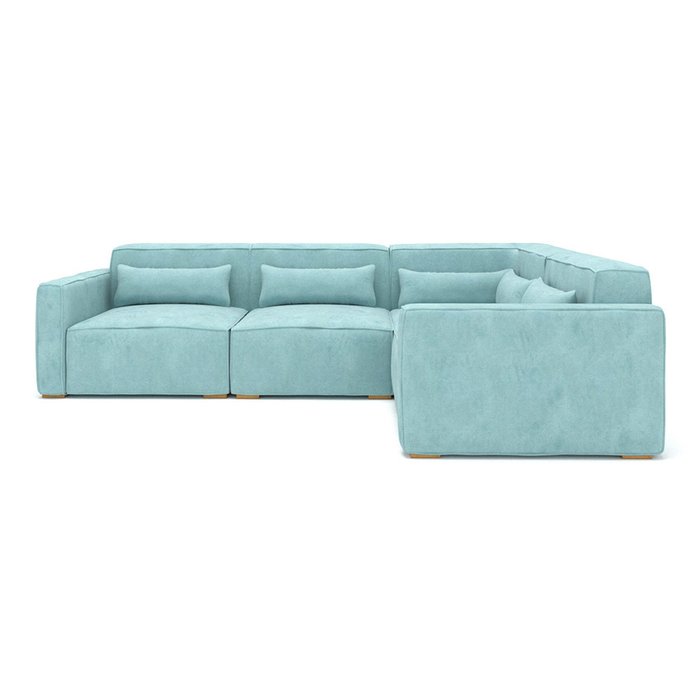  Модульный угловой диван Cubus голубого цвета - купить Угловые диваны по цене 83800.0