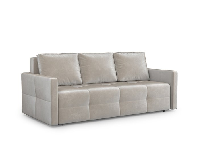 Прямой диван-кровать Марсель 2 светло-бежевого цвета