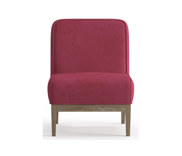 Кресло из велюра Арагорн цвета фуксия - купить Интерьерные кресла по цене 16490.0