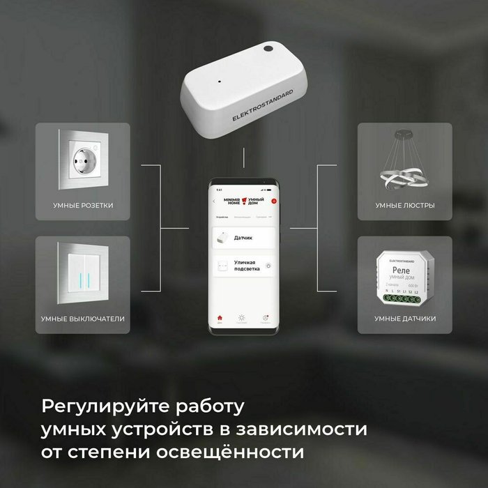 Умный датчик освещения 76200/00 - купить Выключатели по цене 3390.0 Умный датчик освещения 76200/00 - купить Выключатели по цене 3390.0