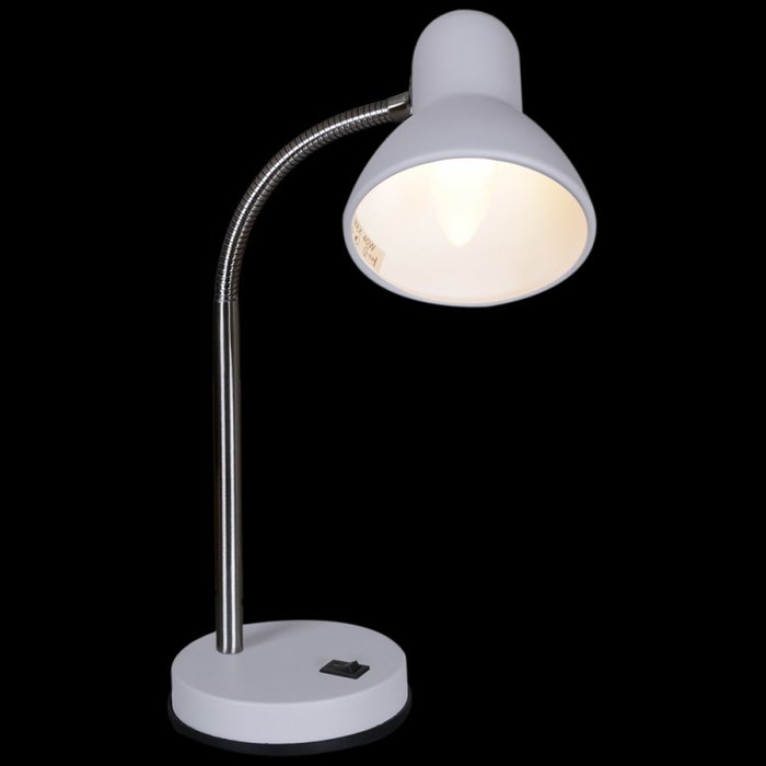 Настольная лампа 02327-0.7-01 WT (металл, цвет белый) - купить Рабочие лампы по цене 2310.0