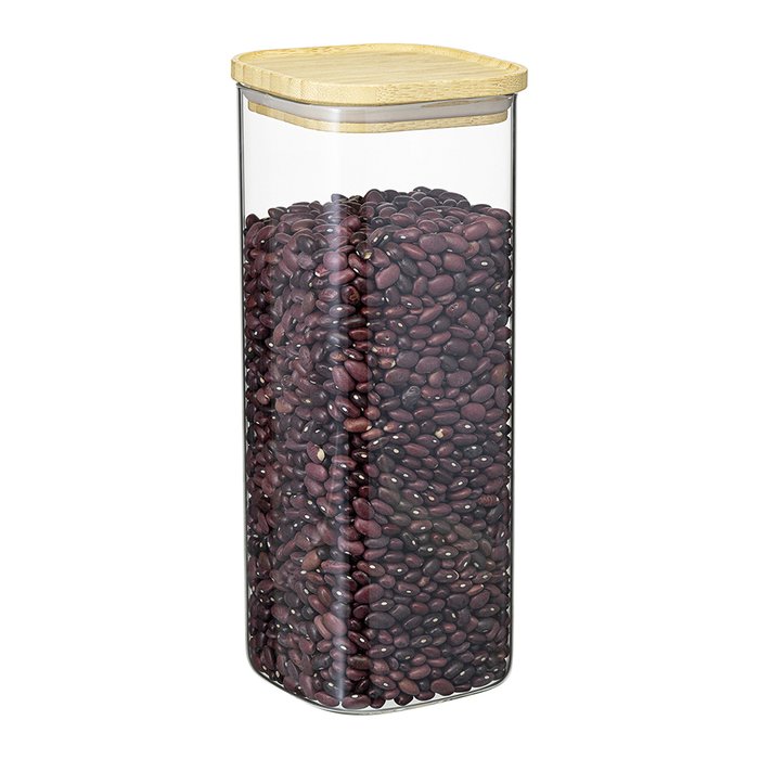 Банка для хранения Glass Bamboo 1,9 л - купить Емкости для хранения по цене 1100.0