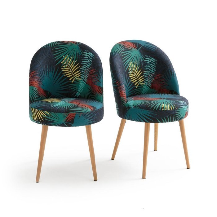 Комплект из двух стульев Quilda с набивным рисунком