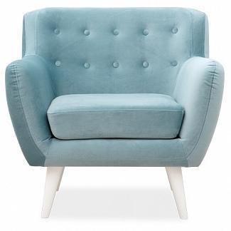 Кресло Эллинг дизайн 9 голубого цвета - купить Интерьерные кресла по цене 19450.0