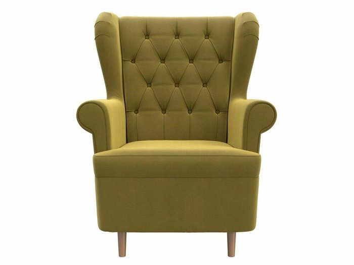 Кресло Торин Люкс желтого цвета - купить Интерьерные кресла по цене 25999.0