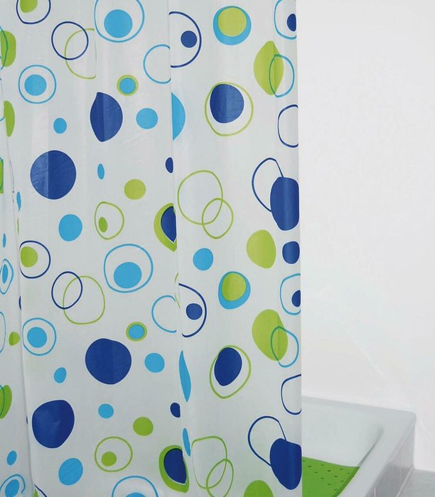 Штора для ванных комнат Kreise синий/голубой - купить Шторки для душа по цене 1114.0
