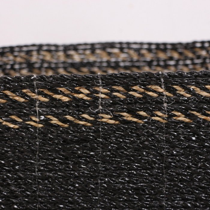 Корзина плетеная Olive Black 42х43 из натурального бананового волокна - купить Плетеные корзины по цене 8500.0