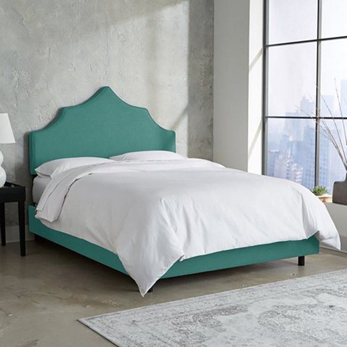 Кровать Camille Light Teal бирюзового цвета 160х200 - купить Кровати для спальни по цене 104000.0