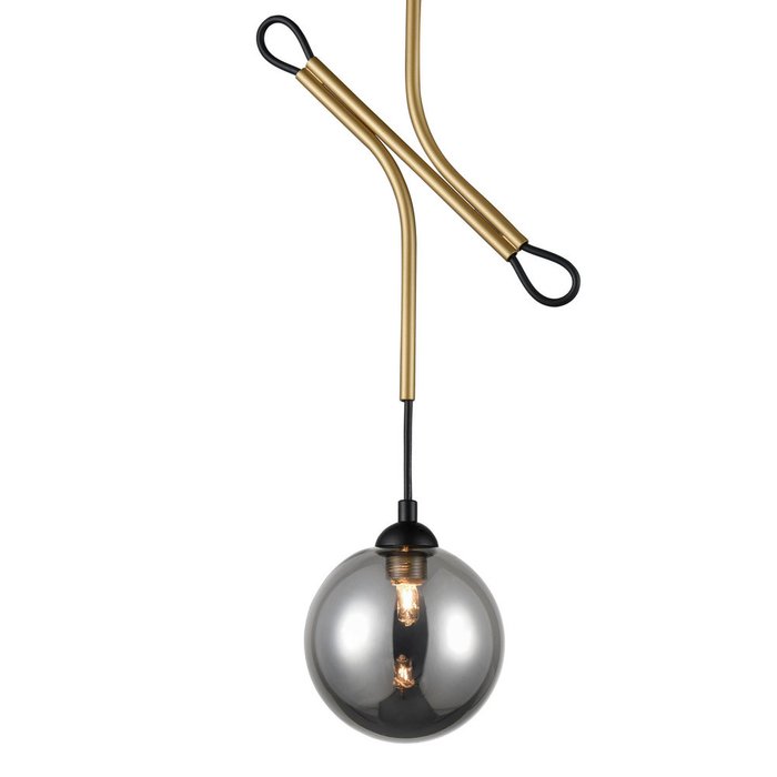 Подвесной светильник Ottava с плафоном серого цвета - лучшие Подвесные светильники в INMYROOM