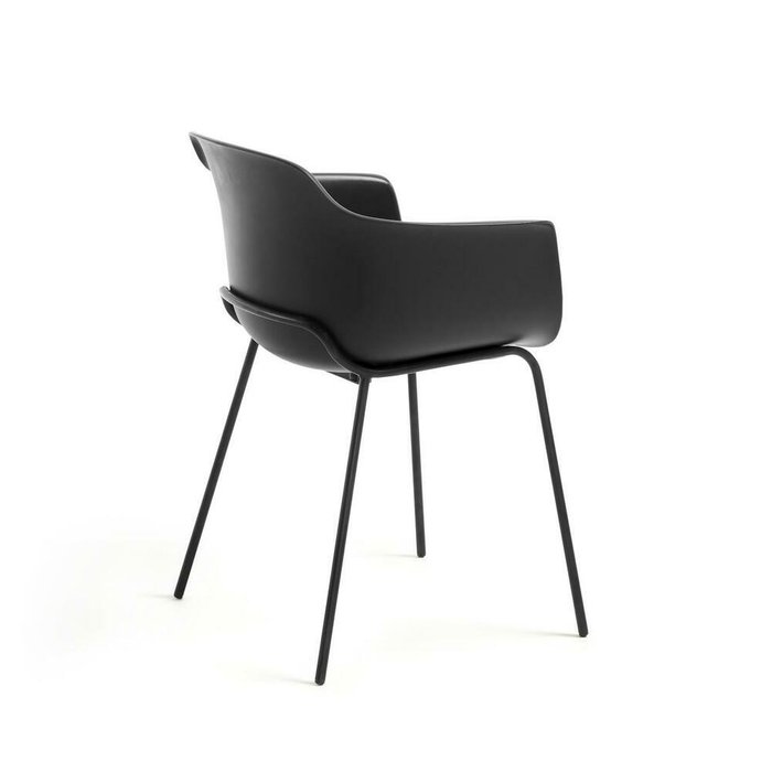 Стул Khasumi из высококачественного пластика черного цвета  - лучшие Обеденные стулья в INMYROOM
