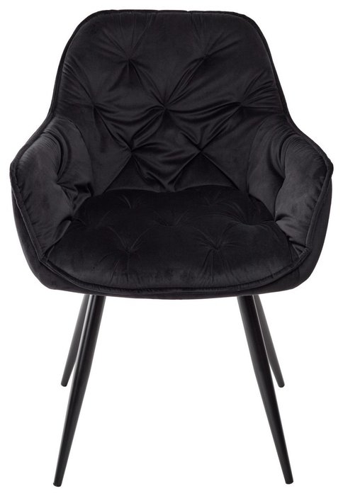 Стул Malta Bluvel черного цвета - купить Обеденные стулья по цене 9800.0