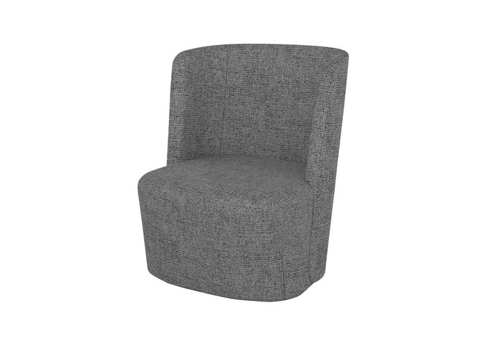Кресло E7.5 в обивке из рогожки серого цвета