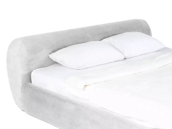 Кровать Sintra 180х200 светло-серого цвета без подъёмного механизма - лучшие Кровати для спальни в INMYROOM
