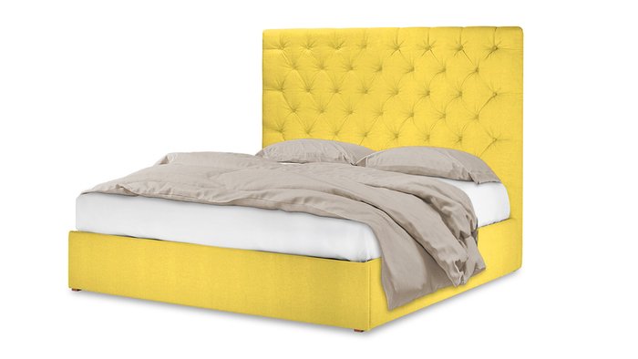 Кровать Сиена 140х200 желтого цвета