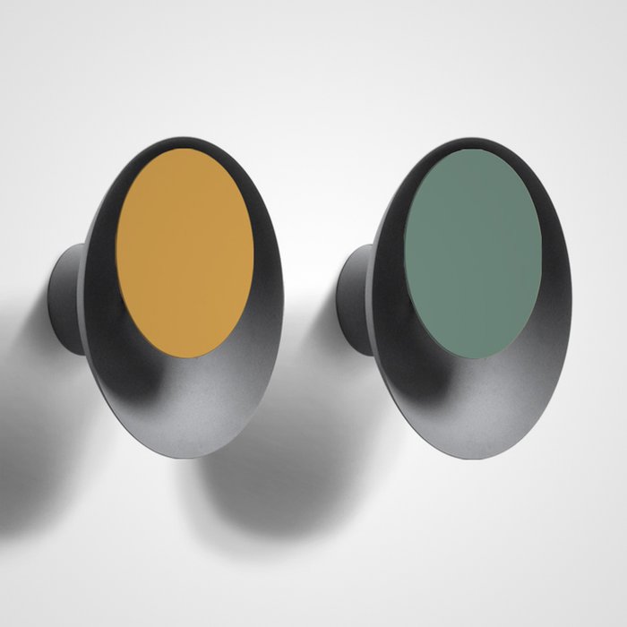 Бра TWIRL D25 Grey/Green - купить Бра и настенные светильники по цене 16490.0