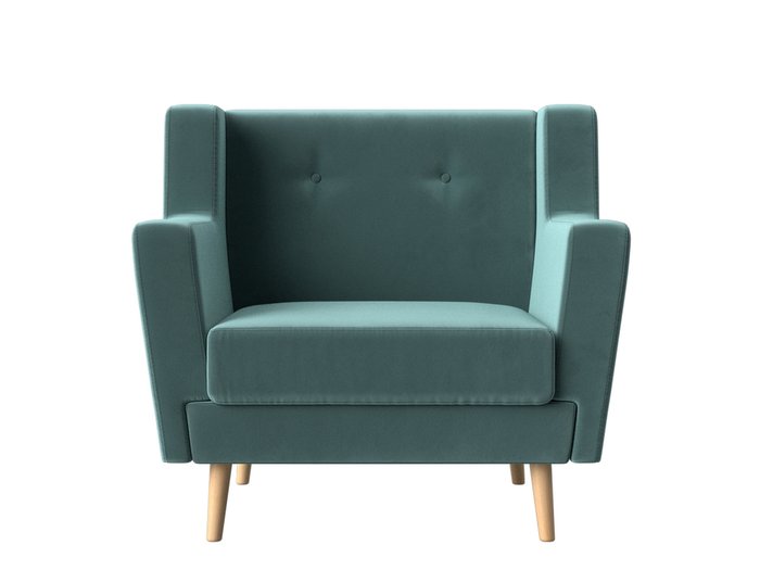 Кресло Брайтон темно-бирюзового цвета - купить Интерьерные кресла по цене 25999.0