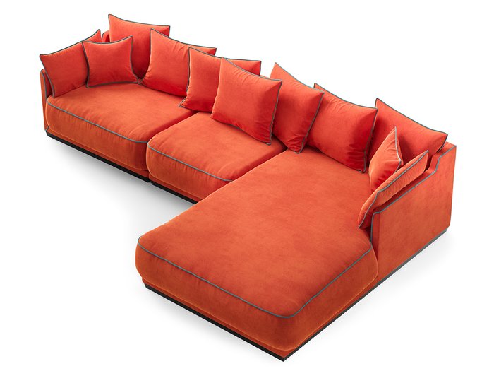 Диван Soho оранжевого цвета - купить Угловые диваны по цене 348700.0