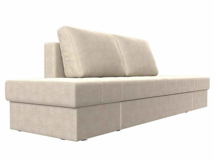 Прямой диван трансформер Сплит бежевого цвета - лучшие Прямые диваны в INMYROOM