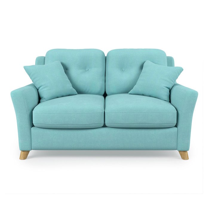 Диван-кровать Raf SF двухместный голубого цвета - купить Прямые диваны по цене 66300.0