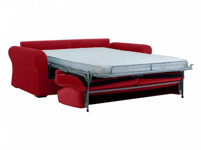 Диван-кровать Belgian красного цвета  - лучшие Прямые диваны в INMYROOM