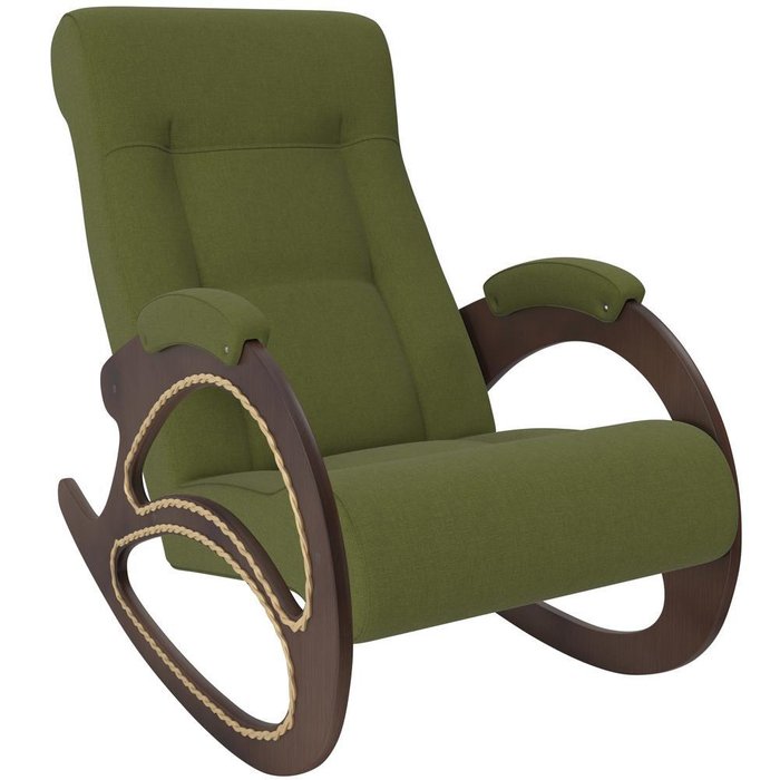 Кресло-качалка модель 4 с отделкой из лозы Montana501/oreh