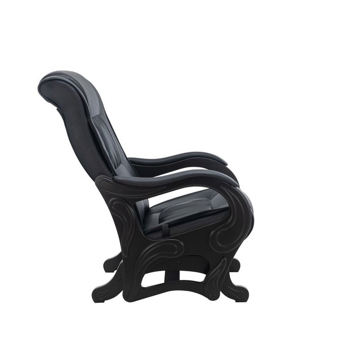 Кресло-глайдер Модель 78 люкс черного цвета - лучшие Интерьерные кресла в INMYROOM