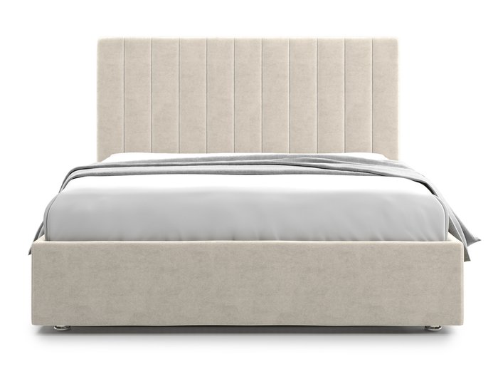 Кровать Premium Mellisa 140х200 бежевого цвета с подъемным механизмом - купить Кровати для спальни по цене 67000.0