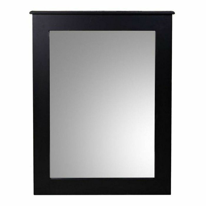 Настенное зеркало Чёрный 3 x 90 x 70 cm Прямоугольный
