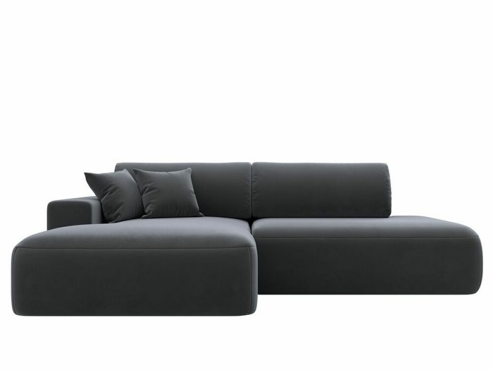 Угловой диван-кровать Лига 036 Модерн темно-серого цвета левый угол - купить Угловые диваны по цене 87999.0